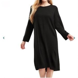 World Market Black Cocoon Sweater Dress